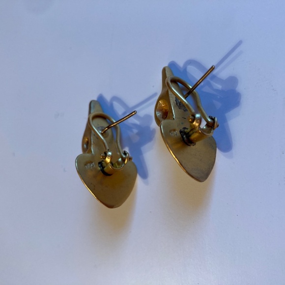 Stylized Bird Mexican Earrings - Picture 2 of 7